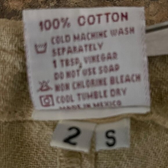 Oh My Gauze Women Dress Size S 2 Oversized Lagenlook Flared Midi Boho Resort - Picture 5 of 8